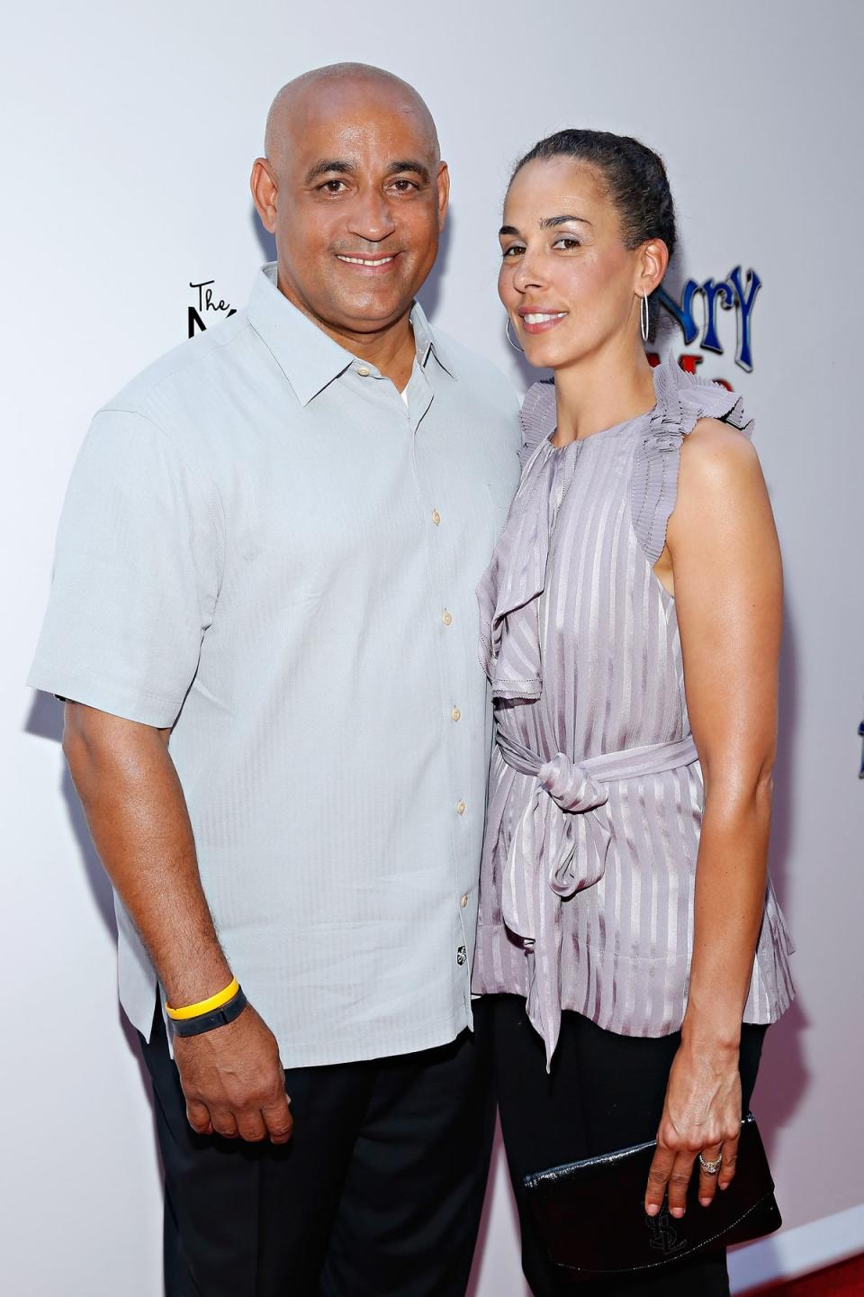 Omar Minaya and Rachel Minaya at the 'Henry & Me' New York Premiere at Ziegfeld Theatre on August 18 2014 in New York City. Rachel Minaya was found dead at her New Jersey home on Saturday (Getty Images)