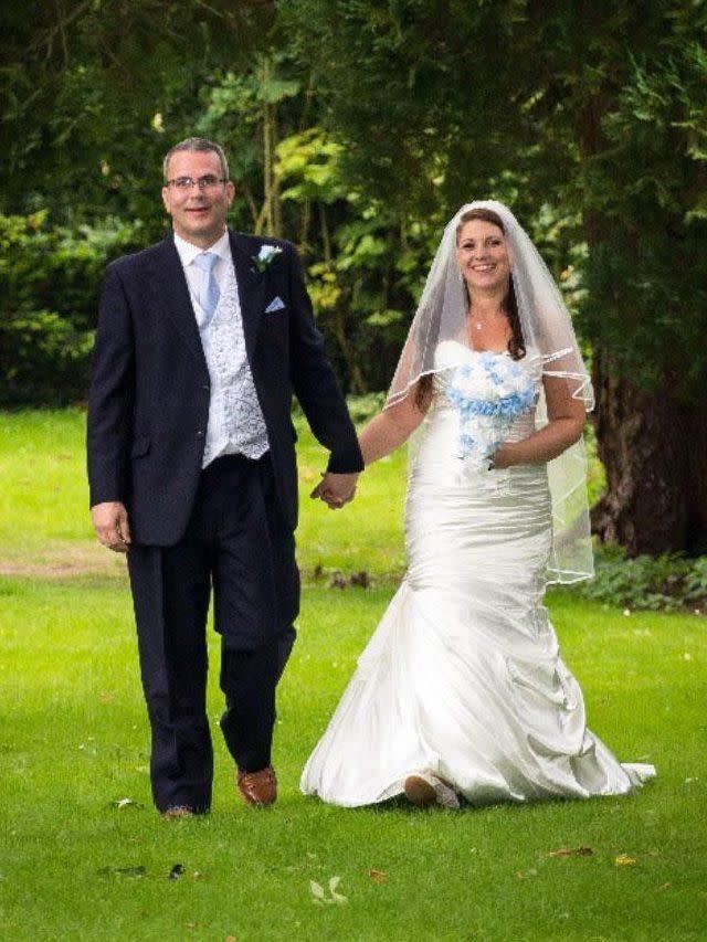 Stephanie didn't want to wear joggers on her big day. Photo: Supplied