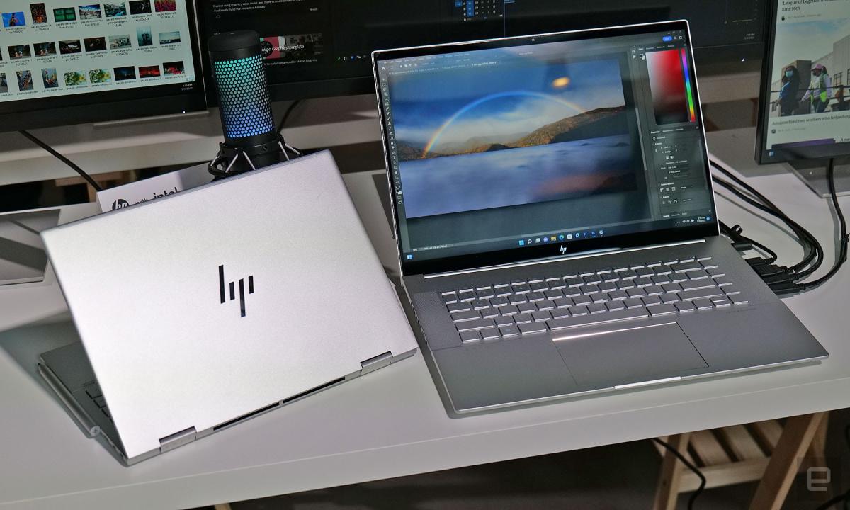 HP’s premium laptop revamp: more OLED displays, 12th-gen Intel CPUs - engadget.com