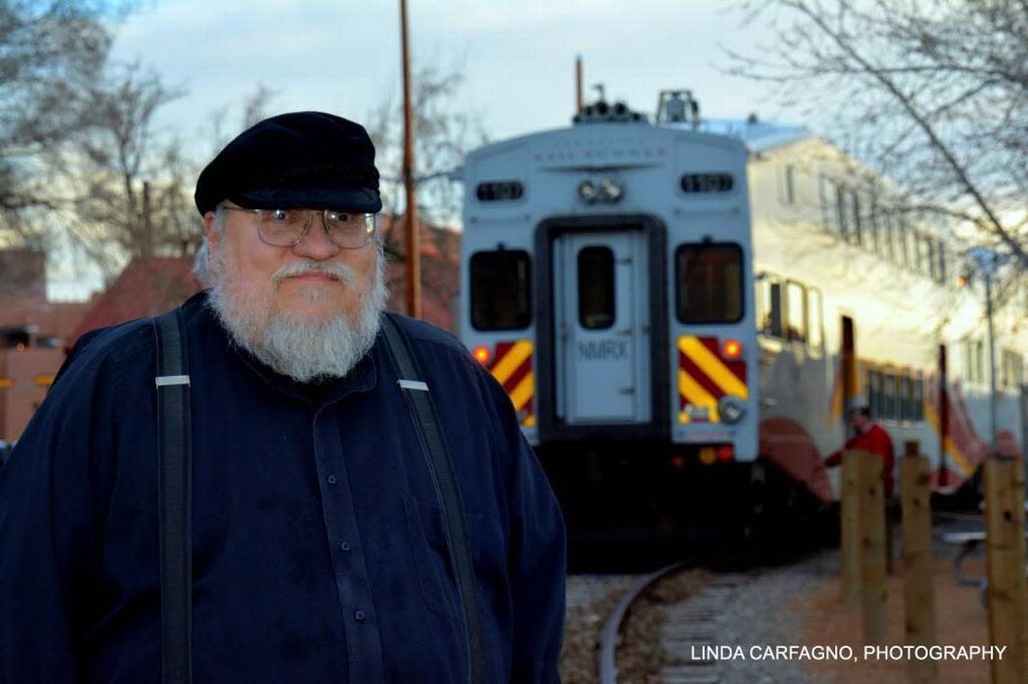 Author George R.R. Martin of “Game of Thrones” fame made a lasting impression when he visited the library’s Missouri Valley Room in 2016.