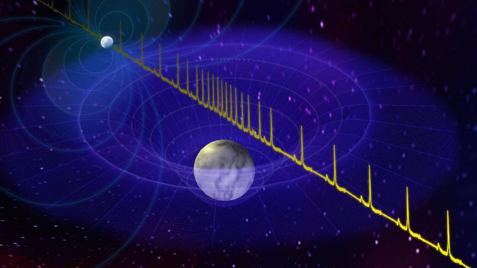 Neutron stars are the remnants of supernovas (B Saxton) 