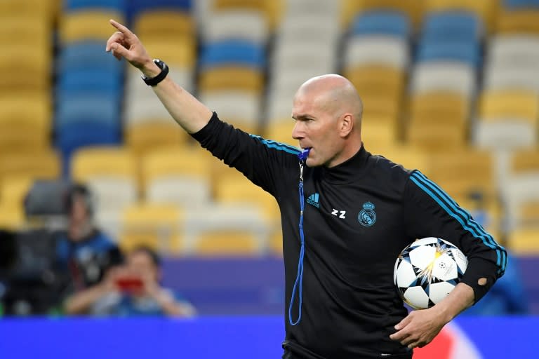 Zinedine Zidane could become the first coach to win three consecutive Champions League titles
