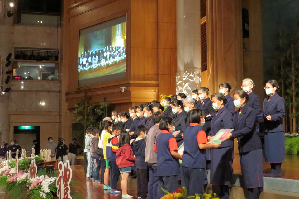 11月21日，花蓮靜思堂舉辦2020年最後一場慈濟新芽獎學金頒獎典禮，共535位學子獲獎。