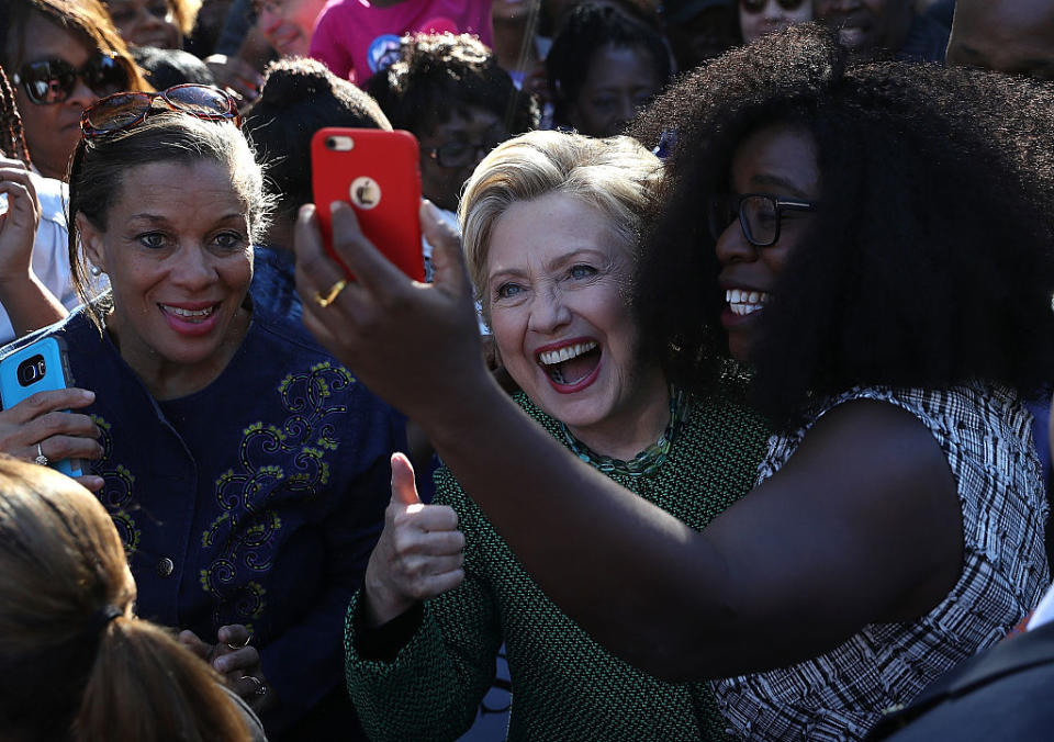 Hillary Clinton in Raleigh, N.C.