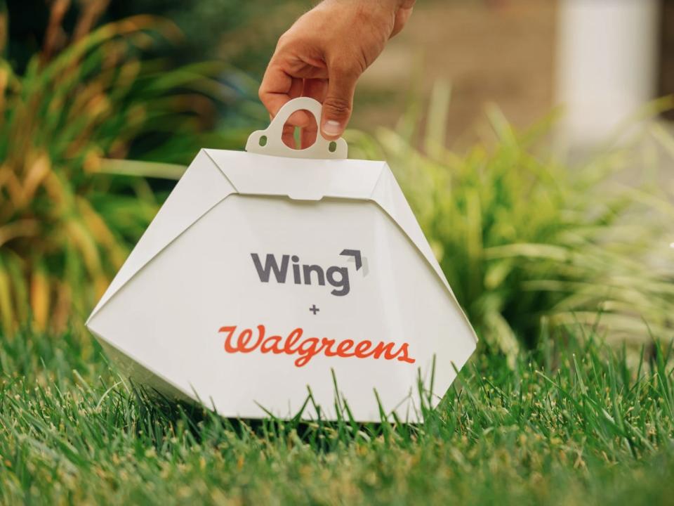 Wing store-to-door drone delivery