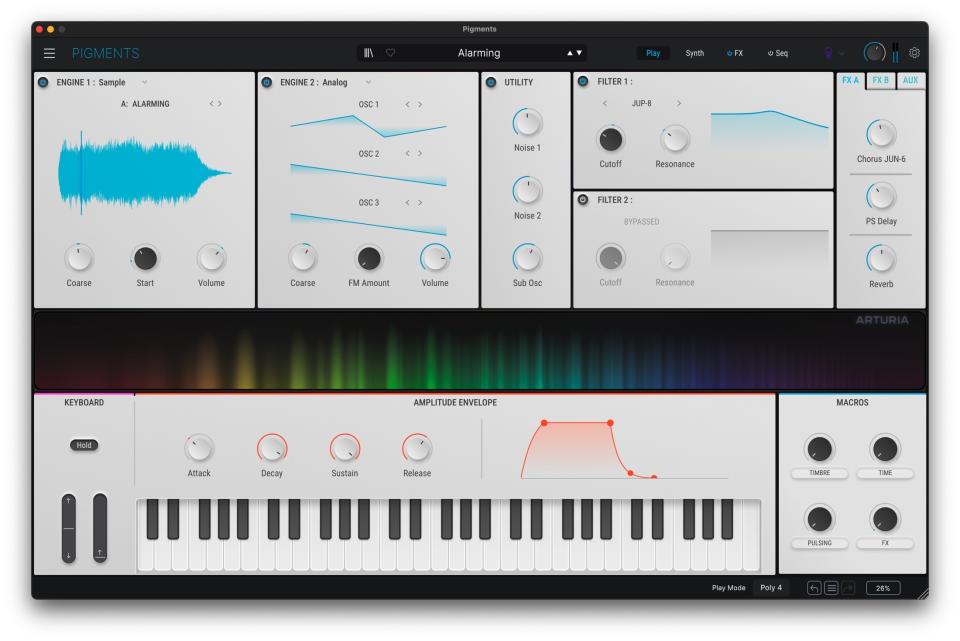 Arturia Pigments 5 adds generative sequencing and external audio processing - Engadget