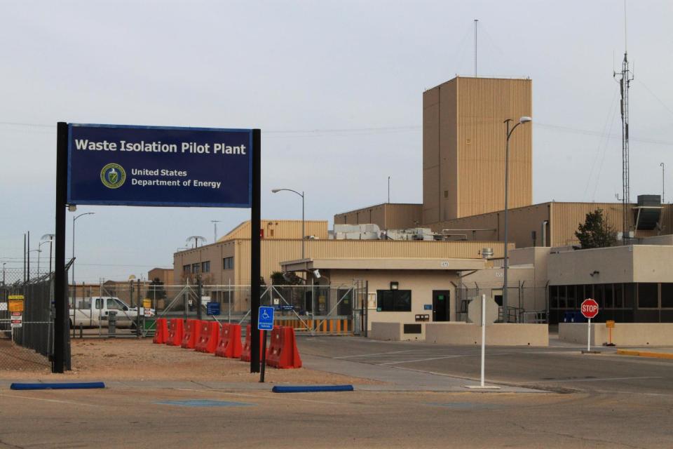 The Waste Isolation Pilot Plant, the nation's only underground nuclear waste repository near Carlsbad, N.M., remains idle on Thursday, March 6, 2014. Operations at site were halted in February following a truck fire and a release of radiation nine days later. (AP Photo/Susan Montoya Bryan)