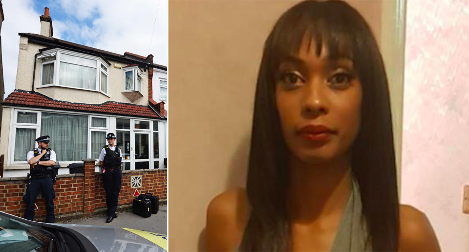 Kelly Mary Fauvrelle was killed at her home in south London (Pictures: PA/Facebook)