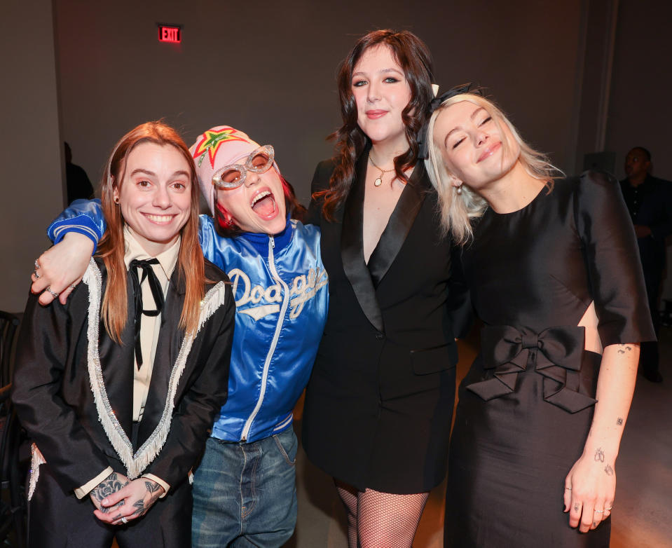 Julien Baker, Bilie Eilish, Lucy Dacus and Phoebe Bridgers