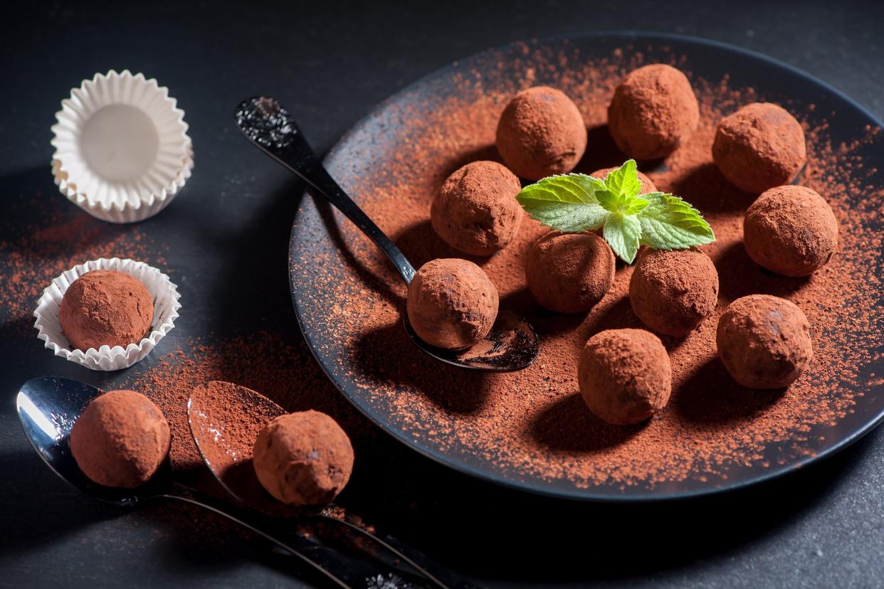 avocado chocolate truffles