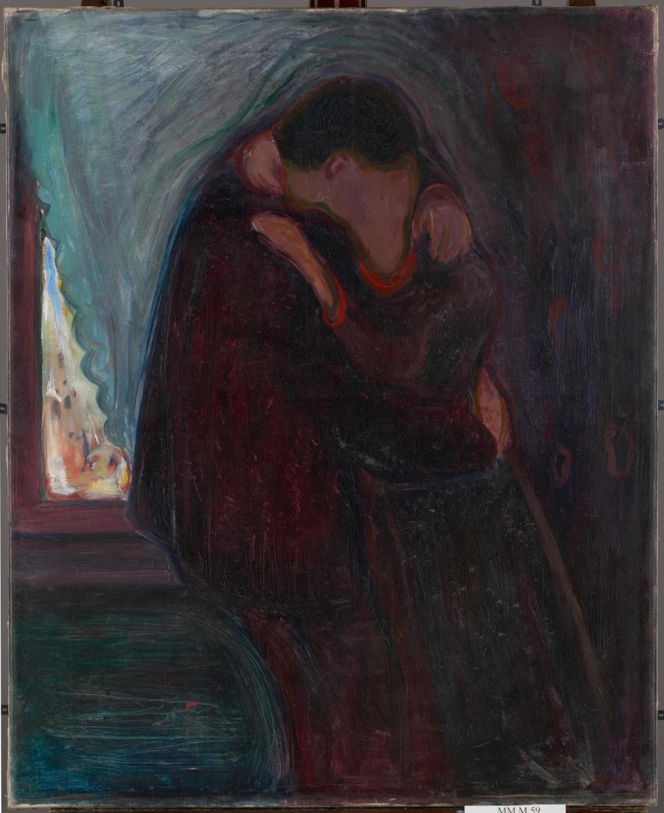 The Kiss, 1897, Edvard Munch (The Munch Museum)