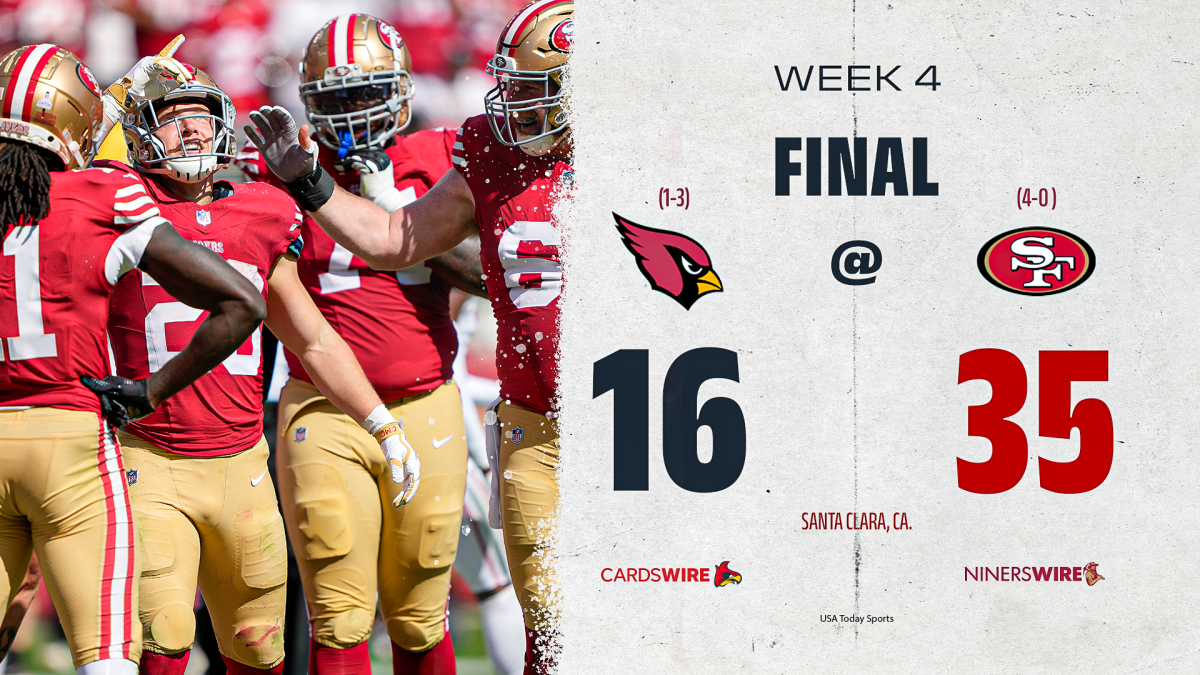 Arizona Cardinals vs. San Francisco 49ers Week 4 Preview