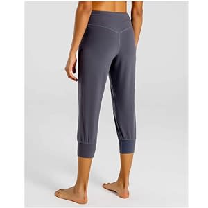 FIRST WAY Women's Buttery Soft Yoga Jogger Pants (Grey)