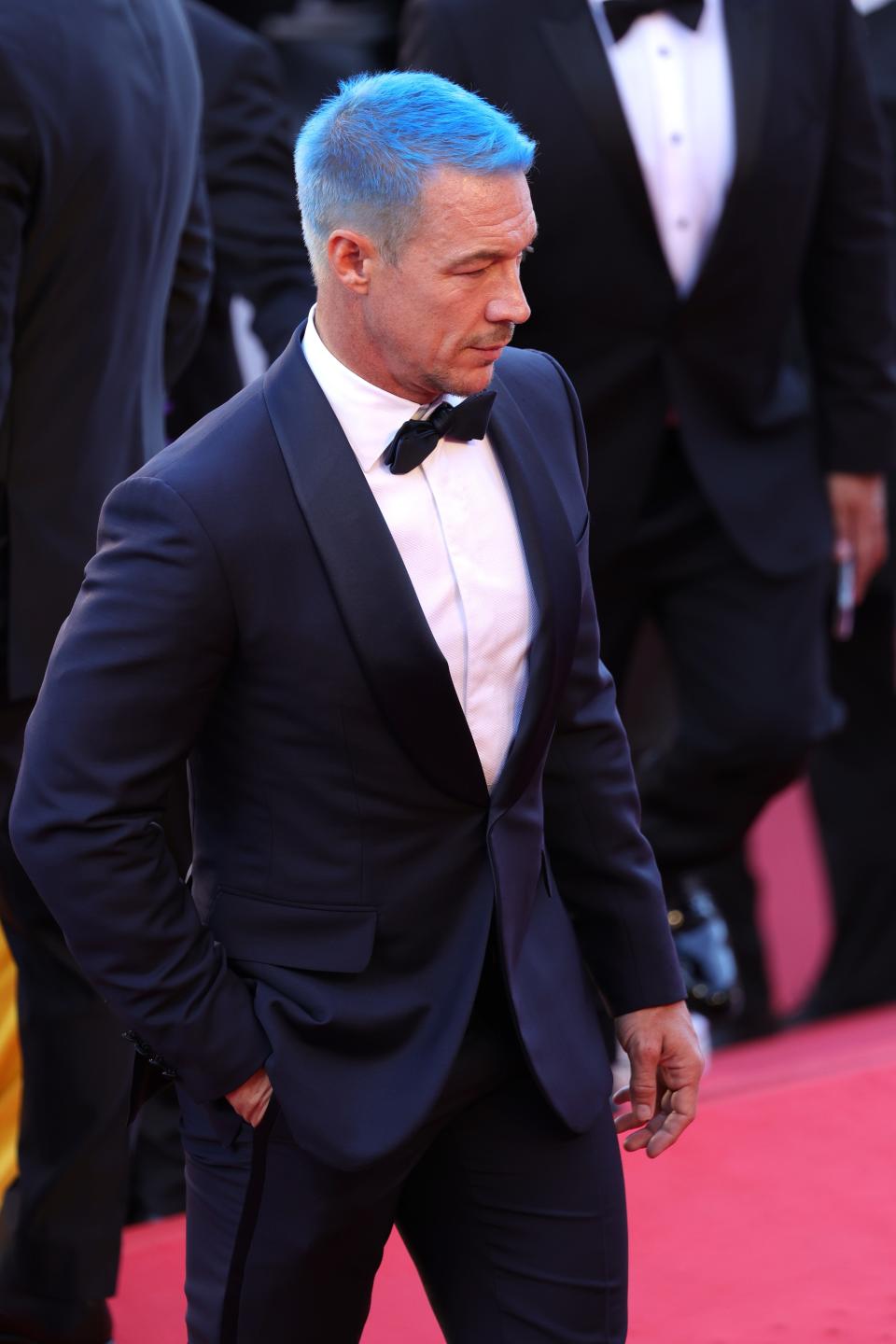 An image of Diplo on the red carpet.