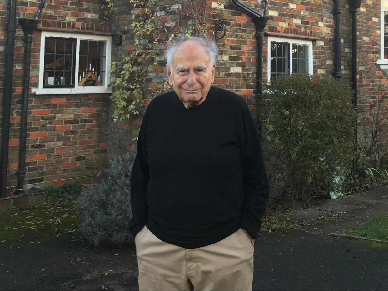 <p>Prof Gregory Gregoriadis at his home in Northwood, Middlesex</p> ( )