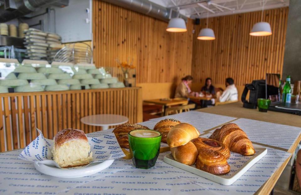 Pastries and bread at Caracas Bakery in Miami’s MiMo neighborhood. Pedro Portal