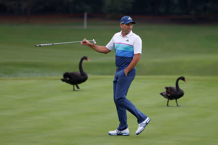 Golf - WGC-HSBC Champions Golf Tournament - Shanghai, China- 28/10/16 Sergio Garcia of Spain in action. REUTERS/Aly Song