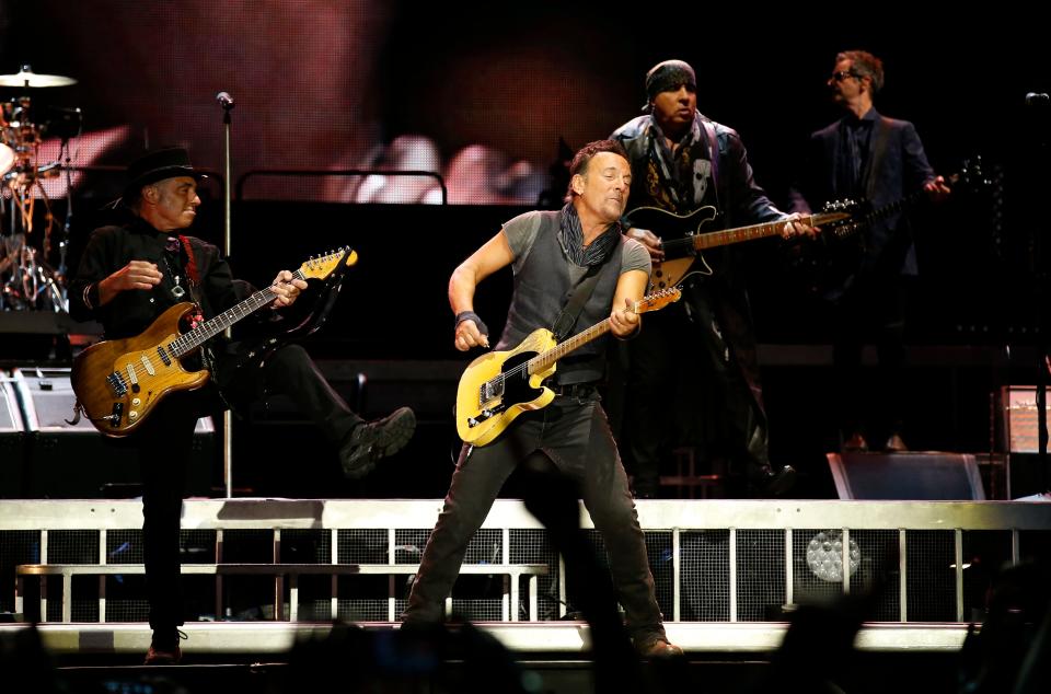 Bruce Springsteen and the E Street Band, seen performing in 2016 in Barcelona.
