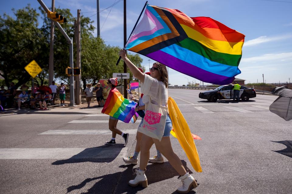 El Pasoans celebrate the 19th Annual El Paso Sun City Pride Parade at Downtown El Paso on Saturday, June 29, 2024.