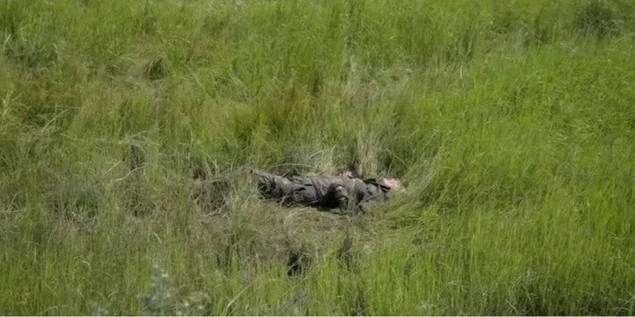 Eliminated Russian soldier in Ukraine