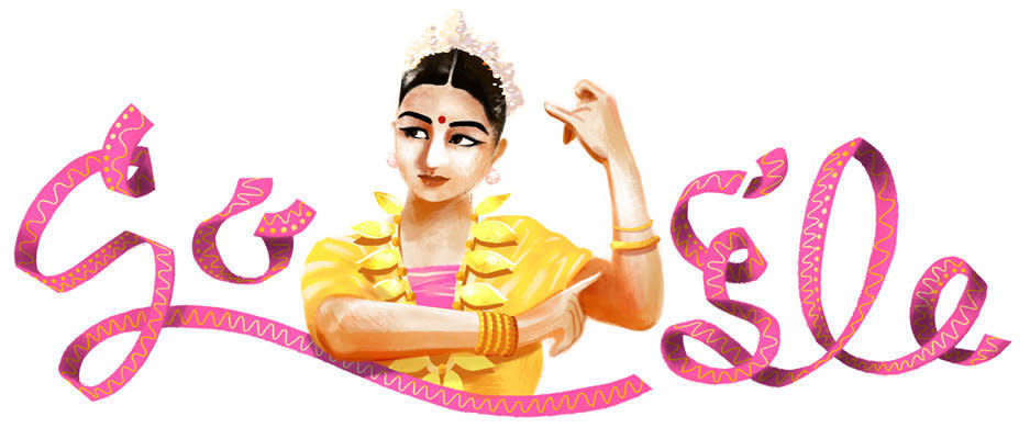 The <a href="https://www.google.com/doodles/rukmini-devis-112th-birthday" target="_blank">Indian dancer and choreographer</a> who has been widely credited with reviving Indian classical dance.