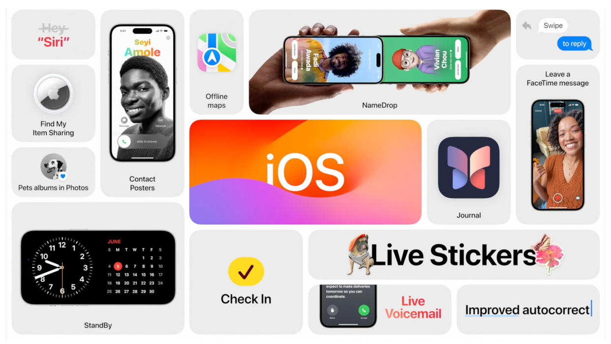  iOS 17 key features press image 