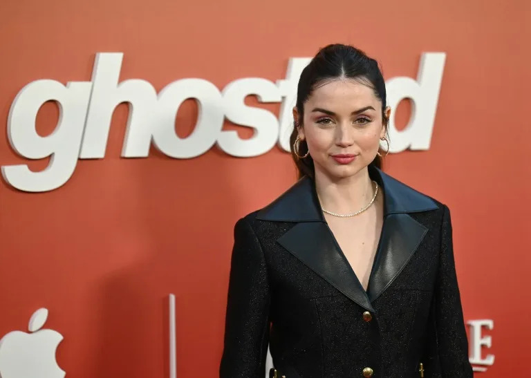 An empowered Ana de Armas captains in “Ghosted,” Apple+ premiere with Chris Evans