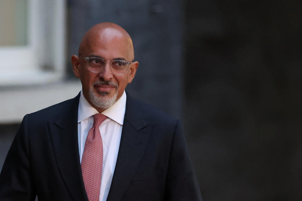 Nadhim Zahawi arrives at Number 10 Downing Street, in London, Britain September 6, 2022. REUTERS/Phil Noble