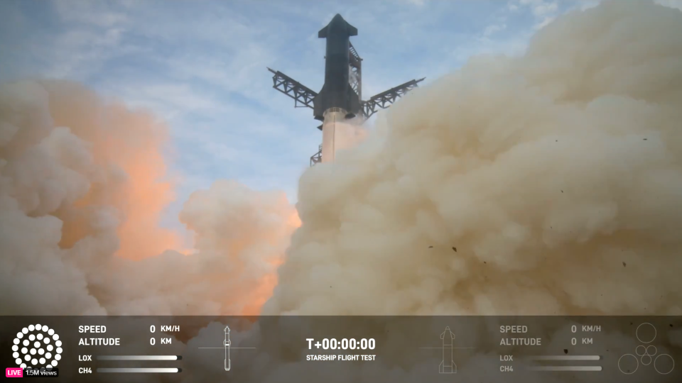 Το SpaceX Starship Flight 3 εκτοξεύεται στις 14 Μαρτίου 2024