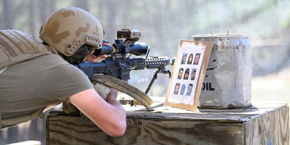 US Army special operations sniper competition