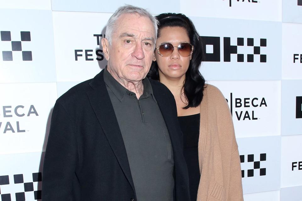 <p>Steven/AFF-USA/Shutterstock</p> Robert De Niro and Tiffany Chen 