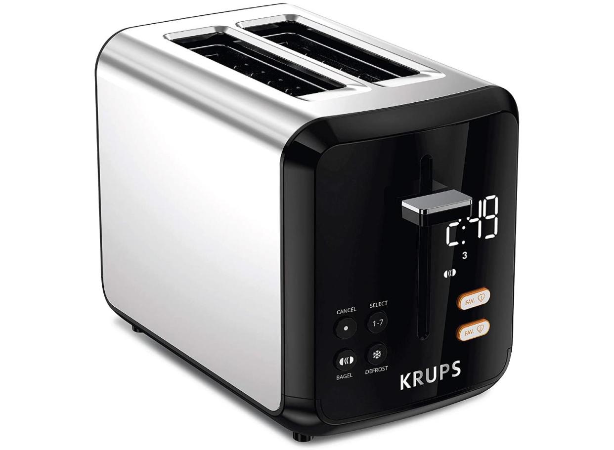 KRUPS designed a digital toaster fit for your contemporary kitchen. (Source: Amazon)