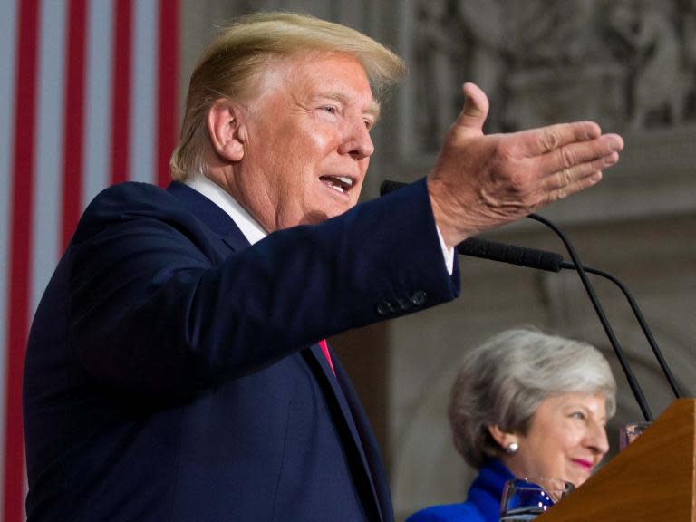 Donald Trump has claimed “big crowds” turned out to support him on his state visit while organised protests against him flopped, in the face of images appearing to showing thousands of people opposing him. Though isolated supporters were also present on Tuesday road closures kept crowds away from Mr Trump’s motorcade, while groups outside Buckingham Palace on Monday were largely comprised of tourists.“I kept hearing that there would be ‘massive’ rallies against me in the UK, but it was quite the opposite. The big crowds, which the Corrupt Media hates to show, were those that gathered in support of the USA and me. They were big & enthusiastic as opposed to the organized flops!” he tweeted on Wednesday morning, despite estimates by police and organisers that people marching in opposition to his visit numbered in the thousands.The president is currently in Portsmouth with the Queen and other world leaders to attend a D-Day memorial event and will later jet out to Ireland for a meeting with taoiseach Leo Varadkar.Please allow a moment for the live blog to load