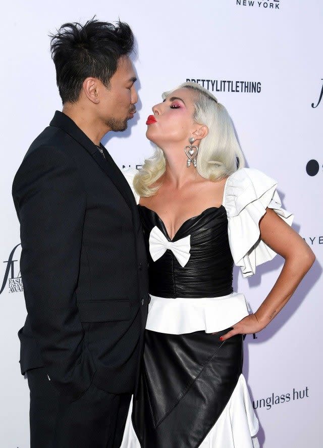 Lady Gaga and Frederic Aspiras at the Daily Front Row's 5th Annual Fashion Los Angeles Awards