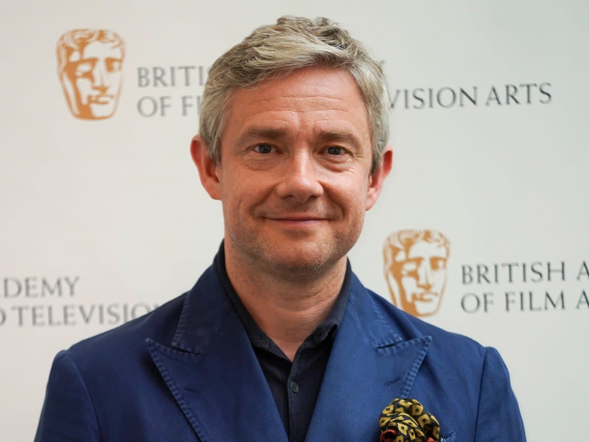 Martin Freeman has turned his back on vegetarianism after 38 years, and described scotch eggs as 'food of the gods' (Getty Images)