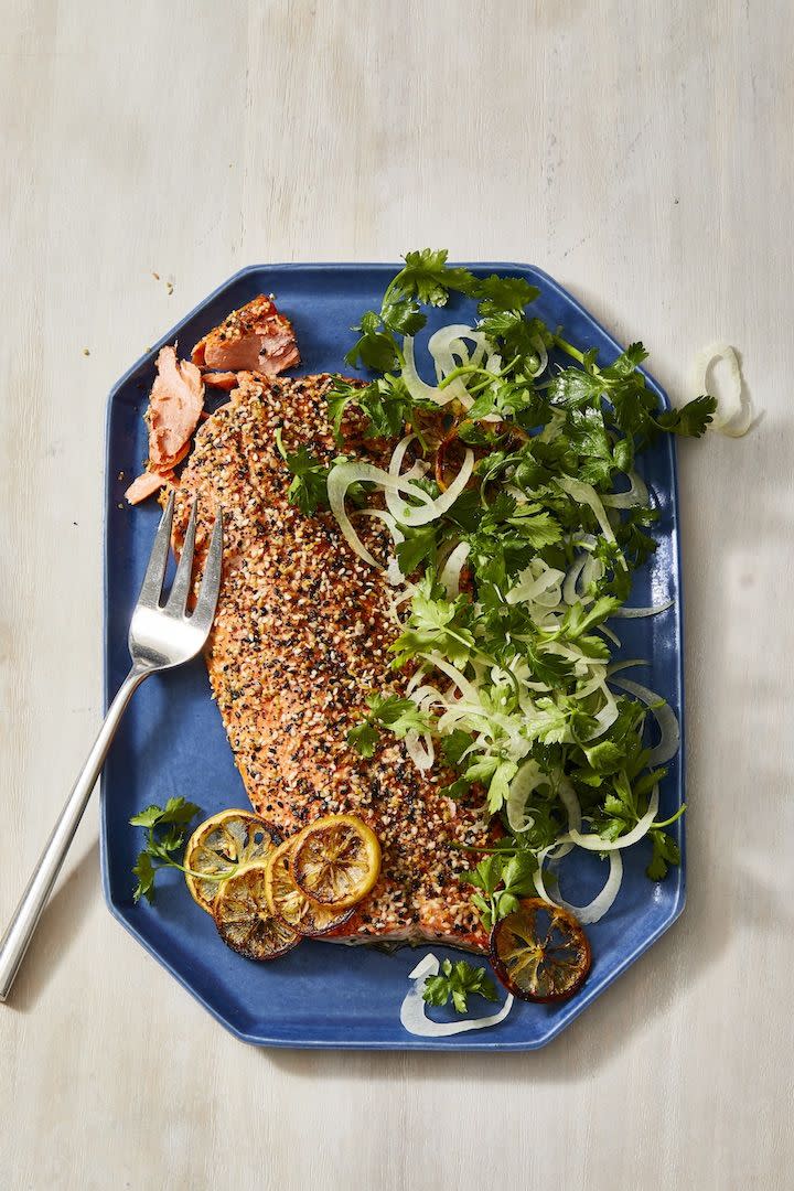 Everything Bagel-Crusted Salmon