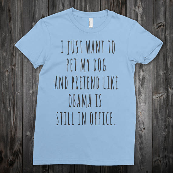 Buy the <a href="https://www.etsy.com/listing/495188274/obama-t-shirt-funny-dog-t-shirt-democrat?ga_order=most_relevant&amp;ga_search_type=all&amp;ga_view_type=gallery&amp;ga_search_query=obama&amp;ref=sr_gallery_46" target="_blank">Sophisticated Pup "Obama" shirt </a>for $28.99
