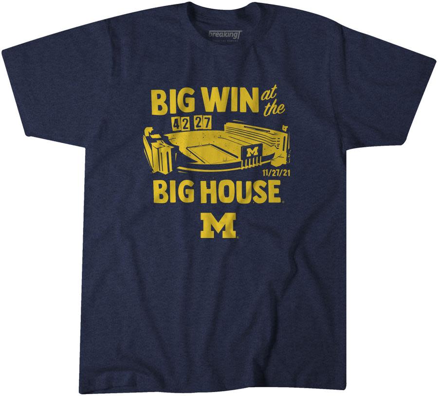 Get your Michigan BIG WIN shirt here >>