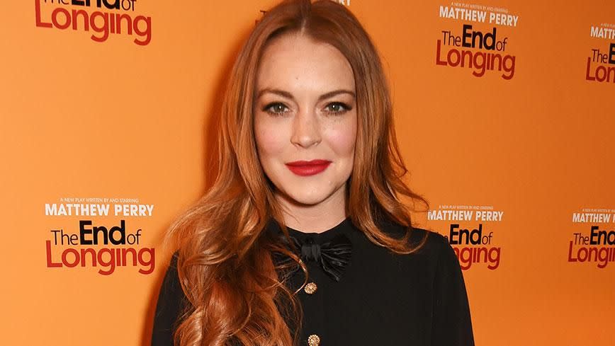 Lindsay is all smiles as she turns 30. Photo: Getty Images