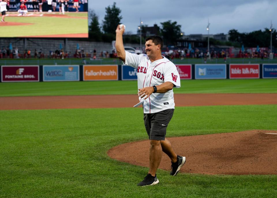 Former Red Sox pitcher Keith Foulke has made a few appearances at Polar Park since his playing days came to an end.