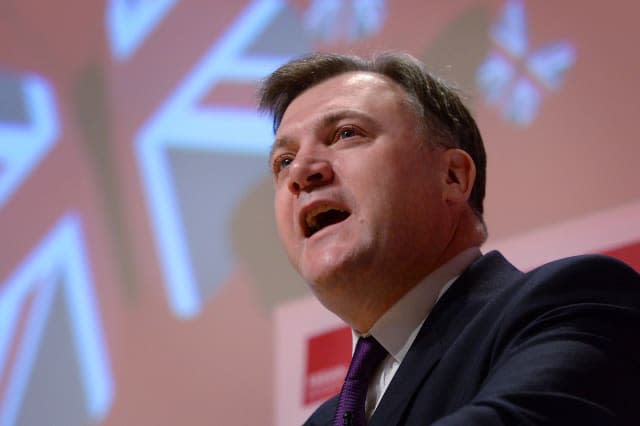 Shadow chancellor Ed Balls