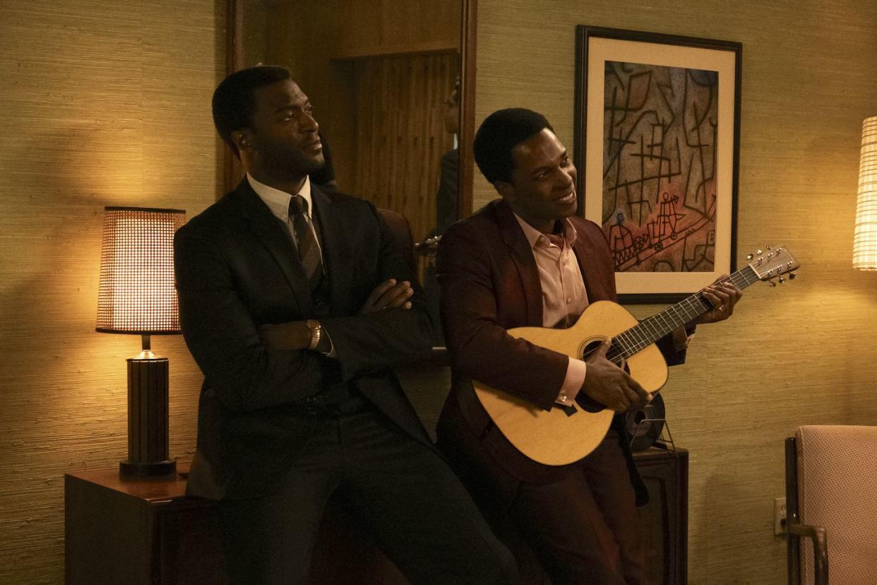 aldis hodge and leslie odom jr star in one night in miamiphoto patti perretcourtesy of amazon studios