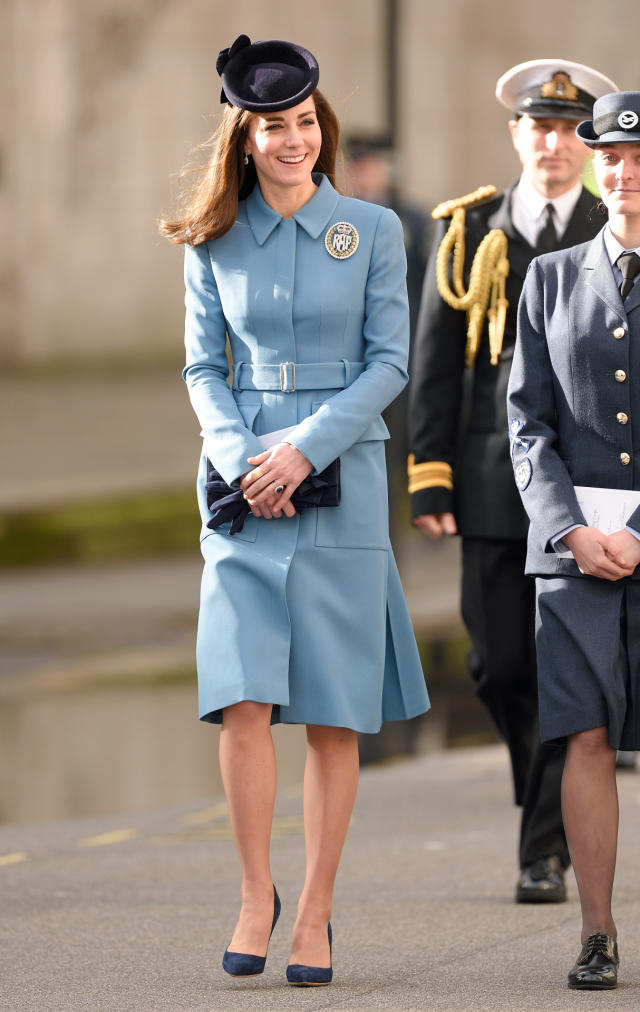 Kate Middleton Matched Her Coat with Her Shoes