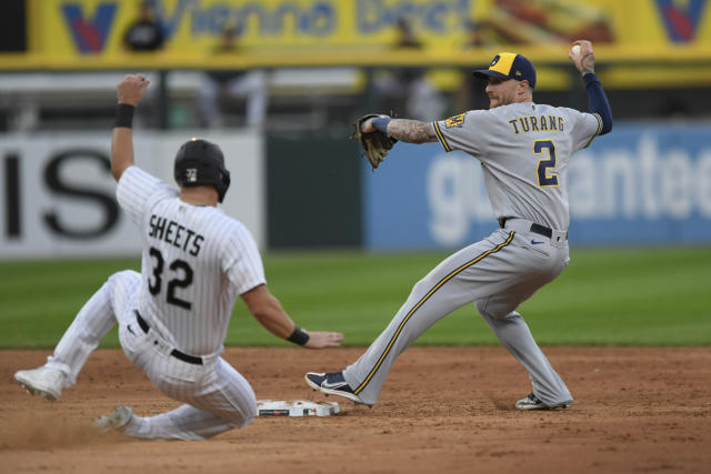 Carlos Santana hits 3-run homer as Brewers sweep White Sox 7-3 - ABC News