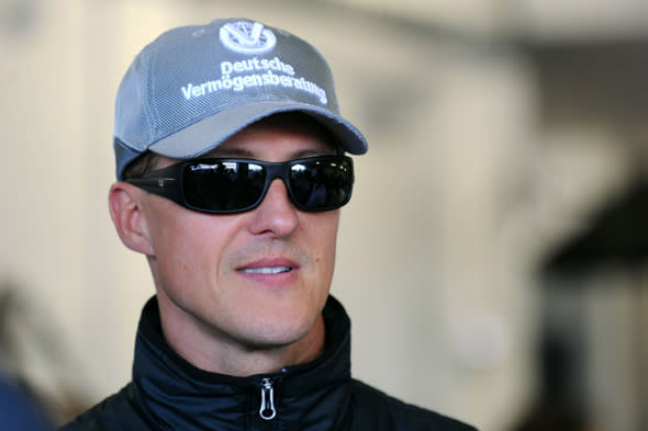 File photo dated 11/07/2010 of former racing driver Michael Schumacher.