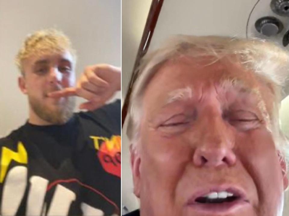 Jake Paul revealed a FaceTime conversation with Donald Trump (Jake Paul / Instagram)