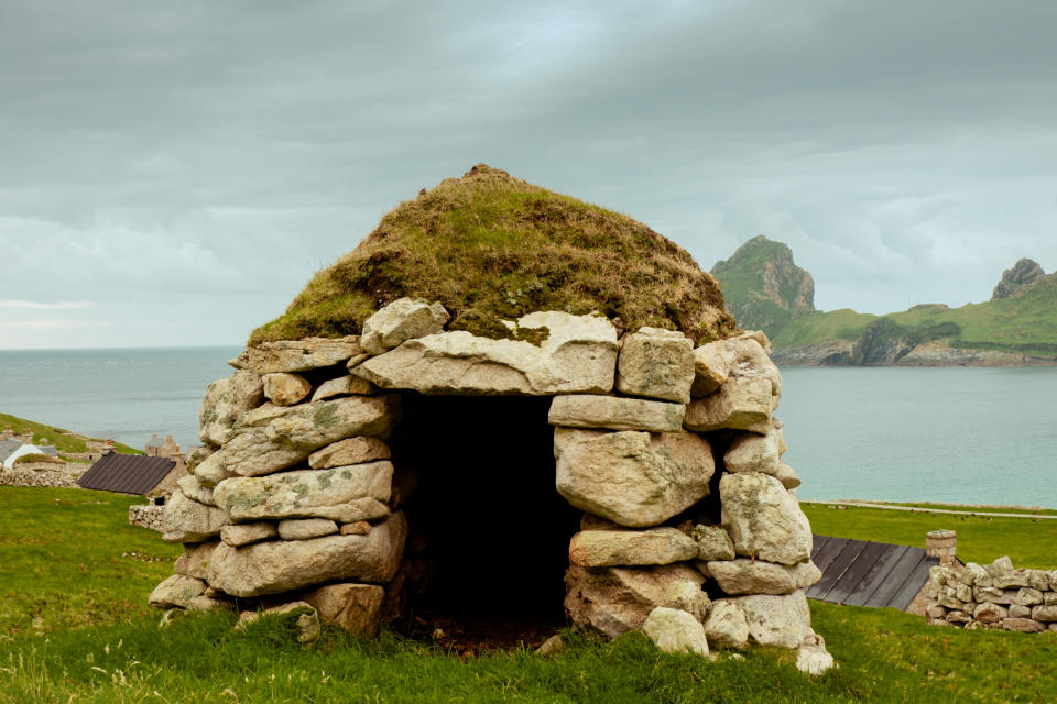 A old hut on the island (SWNS)
 