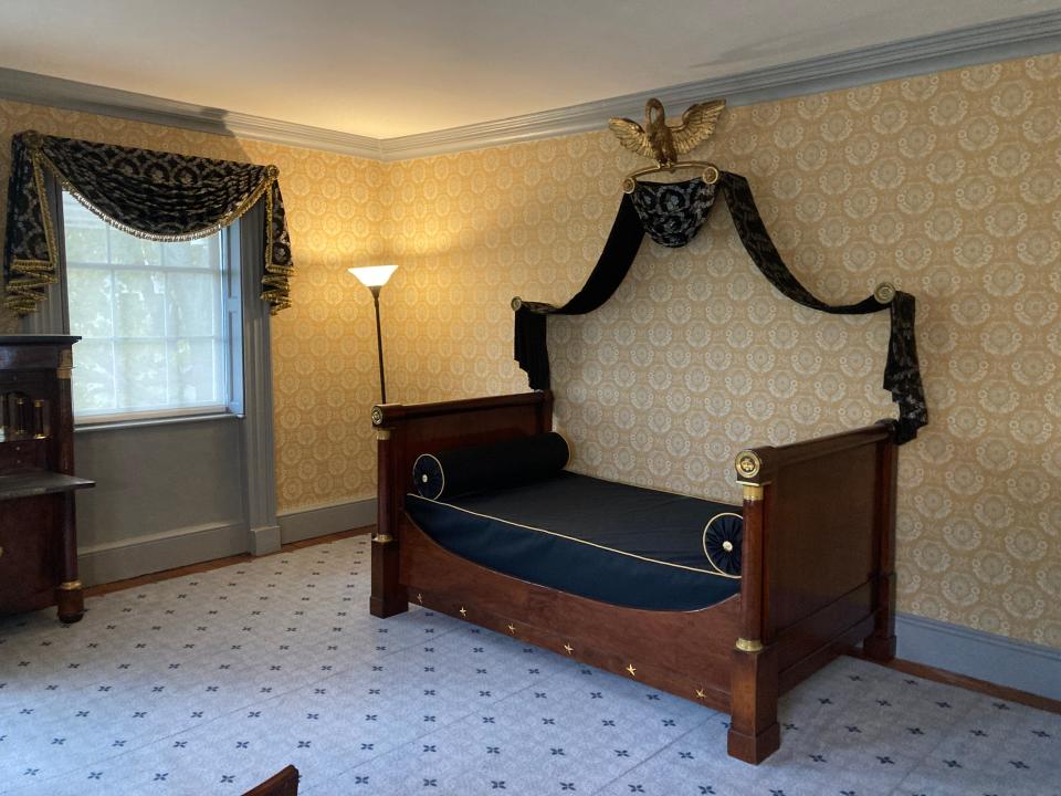 A bedroom at Morris-Jumel Mansion.