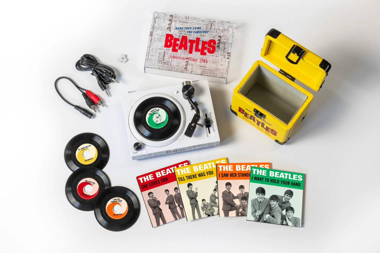 The Beatles' box set and mini turntable. (Photo courtesy RSD)