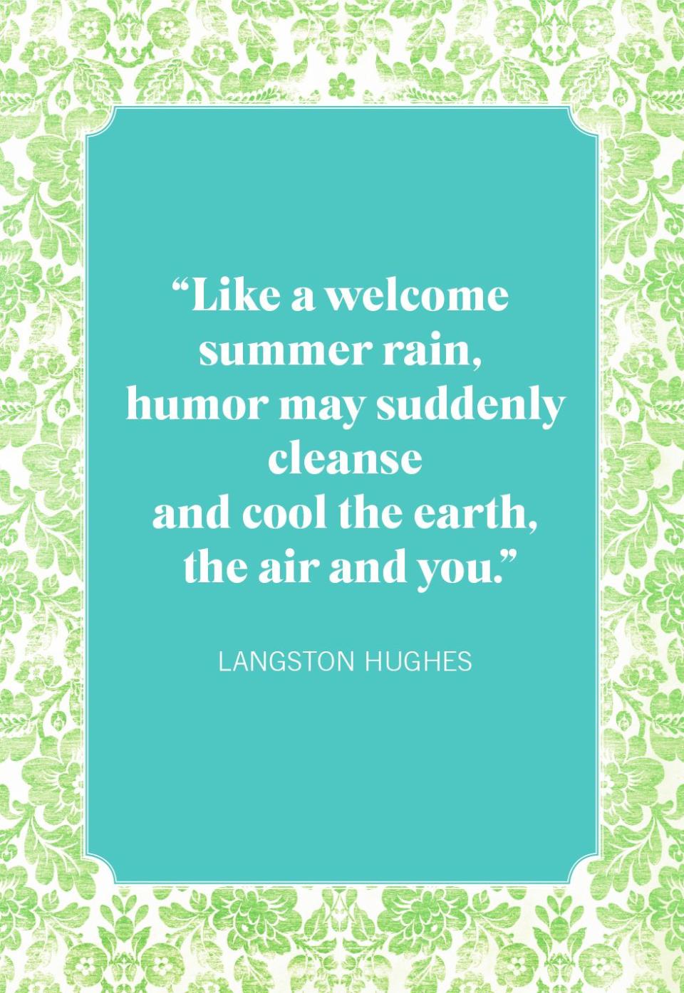 summer quotes langston hughes